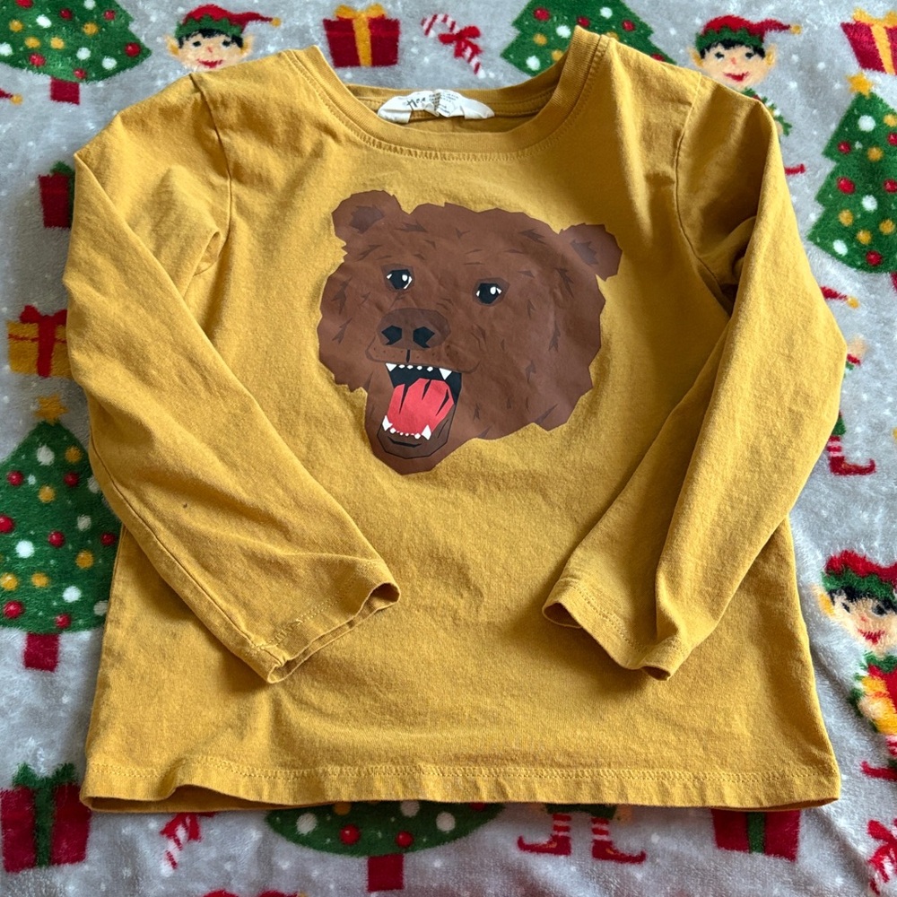 H&M Bear Graphic Top